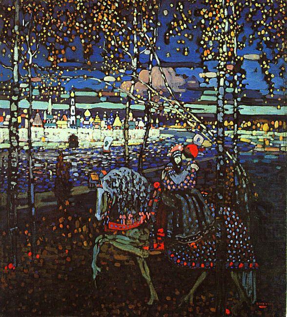 Riding Couple, Wassily Kandinsky